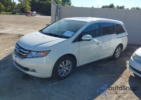 2016 Honda Odyssey Ex-L from USA, damaged, VIN 5FNRL5H68GB152737